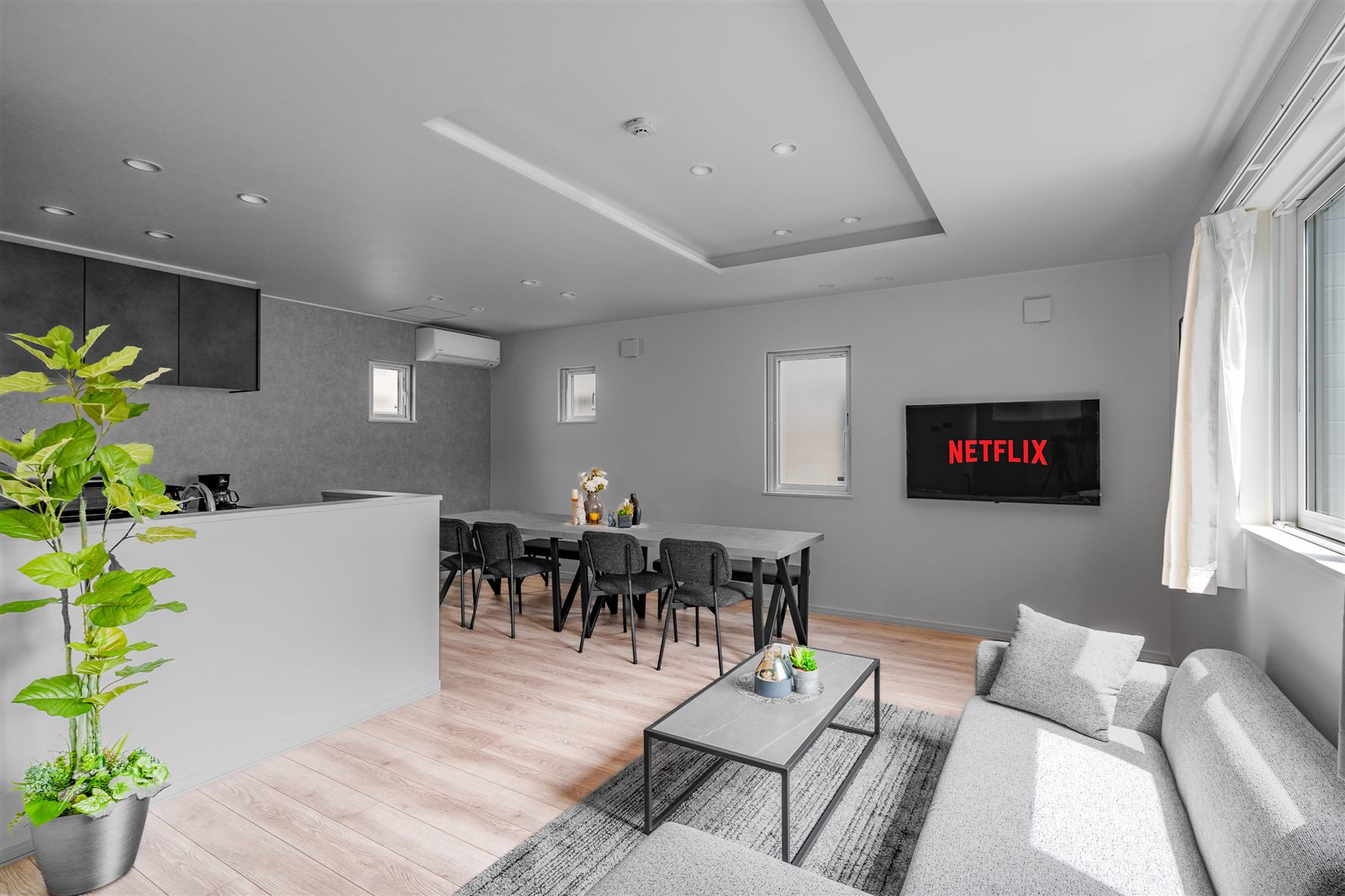 Living room at THE LUXERA
