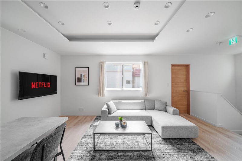 Living room with sofa